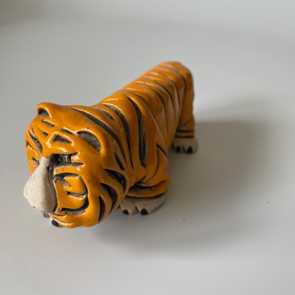 Artesania Rinconada Tiger Figurine Collectible 1990s Vintage - Picture 6 of 9